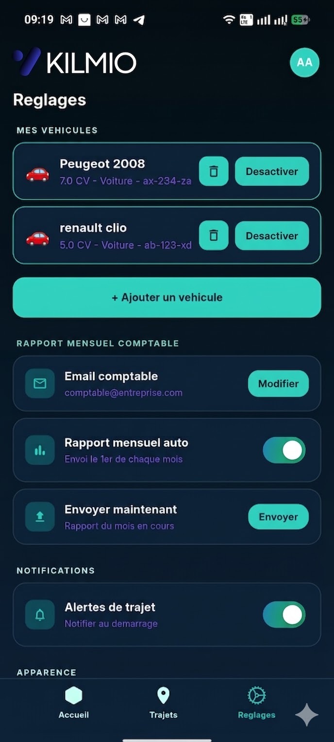 Envoi Comptable